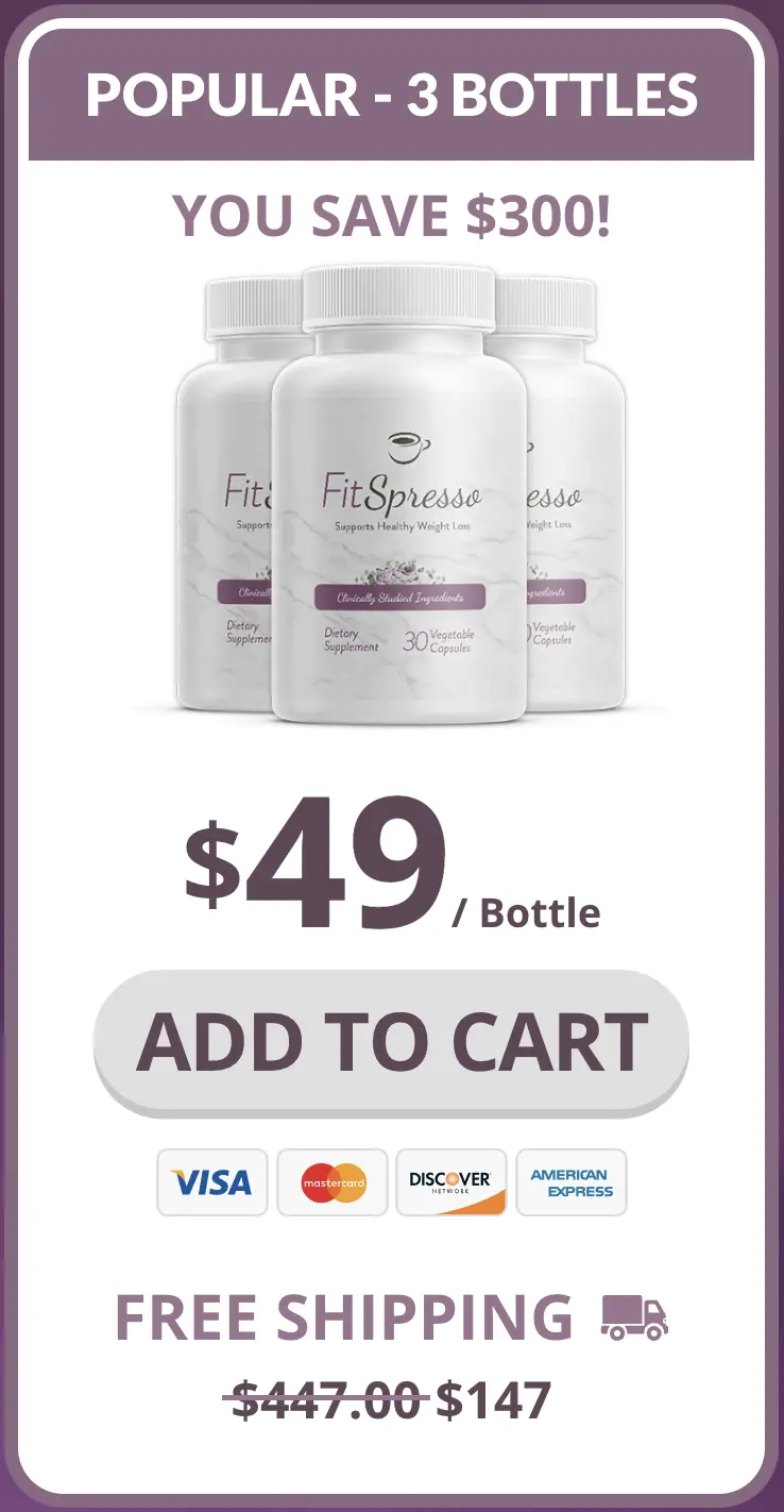 FitSpresso 3 Bottle Popular Bundle – $49 per bottle, free US shipping, you save $300